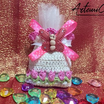 Bomboniera Prato Fiorito - Fucsia