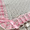 copertina Trilly bianca e rosa con riflessi argento