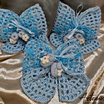 Bomboniere "Scarpette Dolci" - Azzurro