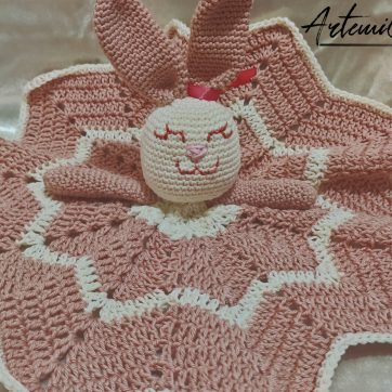 Dudu Dolce Abbraccio: Fatto a mano all'Uncinetto per coccole e giochi - Rosa Antico