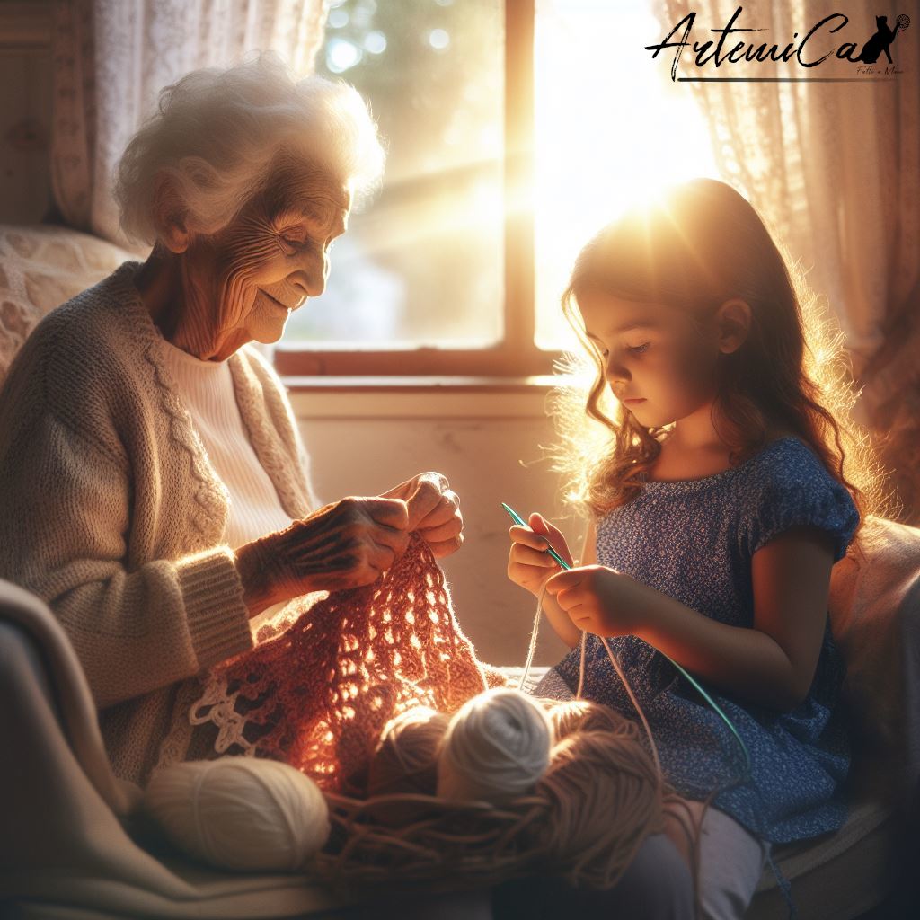 Racconti di Famiglia: L’Eredità dell’Uncinetto attraverso le Generazioni 1 Racconti di Famiglia: Anna racconta di quando con la nonna che praticavano l'uncinetto insieme