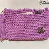 1 Clutch Bag Artigianale fucsia