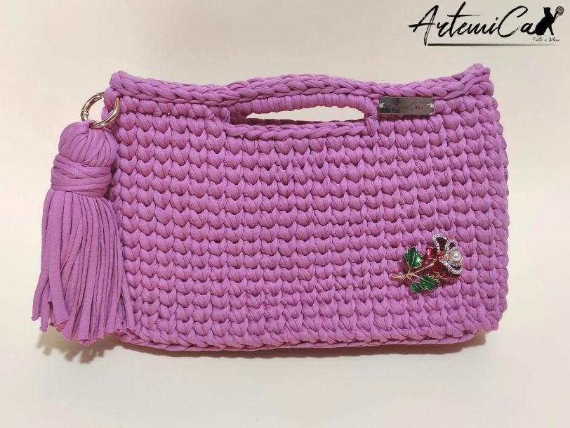 1 Clutch Bag Artigianale fucsia