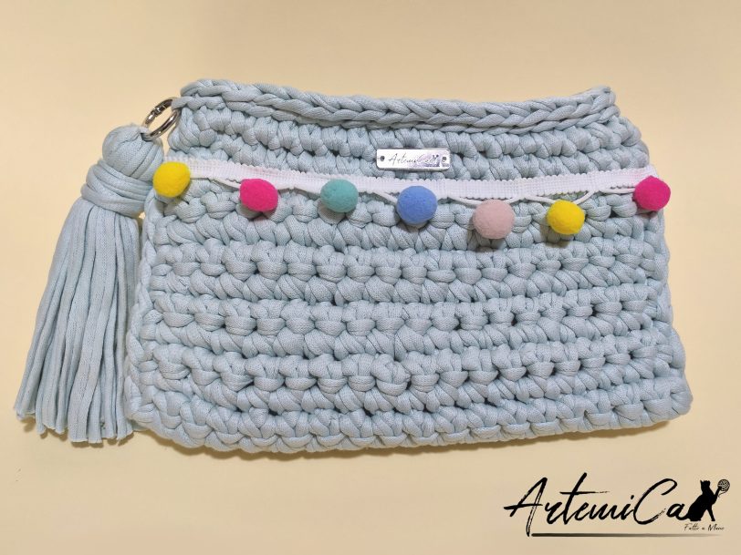 1 Clutch Croma Delight: Bag Fatta a Mano in fettuccia