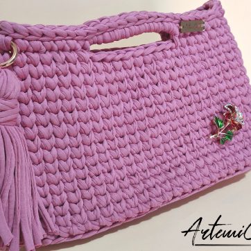 Clutch Bag Artigianale fucsia