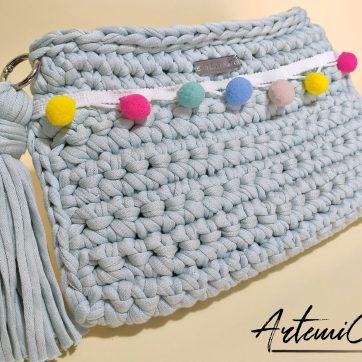 Clutch Croma Delight: Bag Fatta a Mano in fettuccia