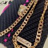 23 Portacellullare fatto a mano all'uncinetto: Fucsia Noir Flair