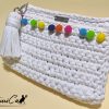 3 Clutch Fatta a Mano all'Uncinetto: Vivacità in Bianco