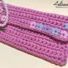 3 Clutch Bag Fucsia Fatta a Mano: Dettaglio