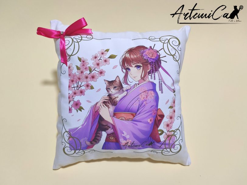 1 cuscino giapponese personalizzabile