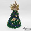1 Albero di Natale Crochet: Decorazioni natalizie Fatte a Mano all'uncinetto - porta atmosfera e tradizione alle feste