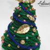 3 Albero di Natale Crochet: Decorazioni natalizie Fatte a Mano all'uncinetto - porta atmosfera e tradizione alle feste