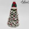7 Albero di Natale Crochet: Decorazioni natalizie Fatte a Mano all'uncinetto - porta atmosfera e tradizione alle feste