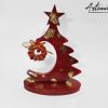 1 Albero di Natale Trionfo di Natale: Decorazione in resina scintillante Fatta a Mano per il tuo Natale magico
