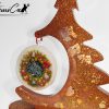 5 Albero di Natale Trionfo di Natale: Decorazione in resina scintillante Fatta a Mano per il tuo Natale magico