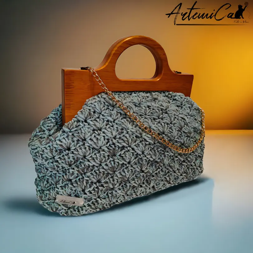 Borsa artigianale Vibrazioni in Fucsia