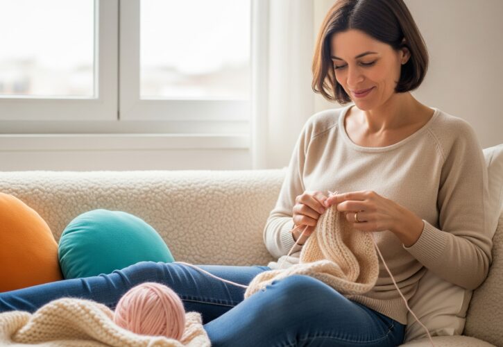 Il potere Terapeutico dell’Uncinetto – Come il ritmo ripetitivo dei punti può alleviare stress e ansia