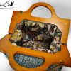 5 (Artemicat) Sogno d'Acqua: Borsa Fatta Mano all'Uncinetto & Chiusura Clic Clac in Legno