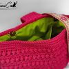 6 (Artemicat) Borsa Vibrazioni in Fucsia: Tote Bag Fatta a Mano all'Uncinetto - Stile Unico