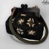 3 (Artemicat) Borsa Mattonella Chic: Clic Clac granny square fatta a mano in stile retrò moderno