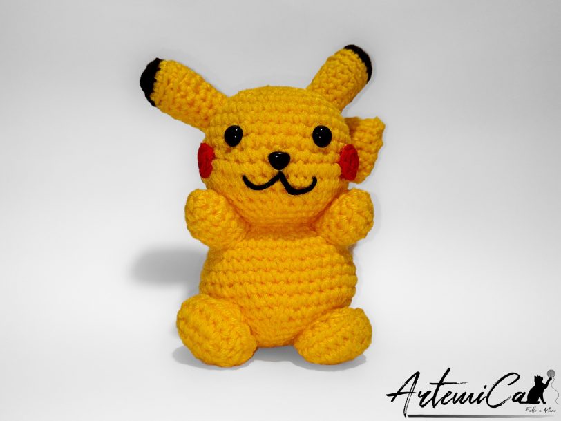 1 (Artemicat) Pikachu fatto a mano Pokémon