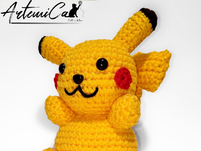 3 (Artemicat) Pikachu fatto a mano Pokémon