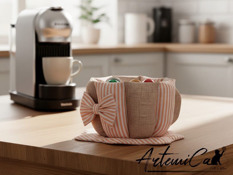 9 (Artemicat) porta capsule caffè fatto a mano stile Artemicat